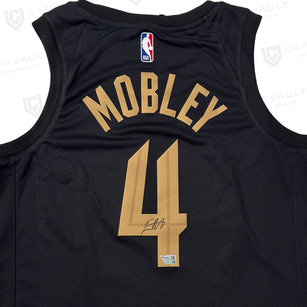 Evan Mobley Signed Black Cavaliers Jersey (Fanatics COA) - Image 3